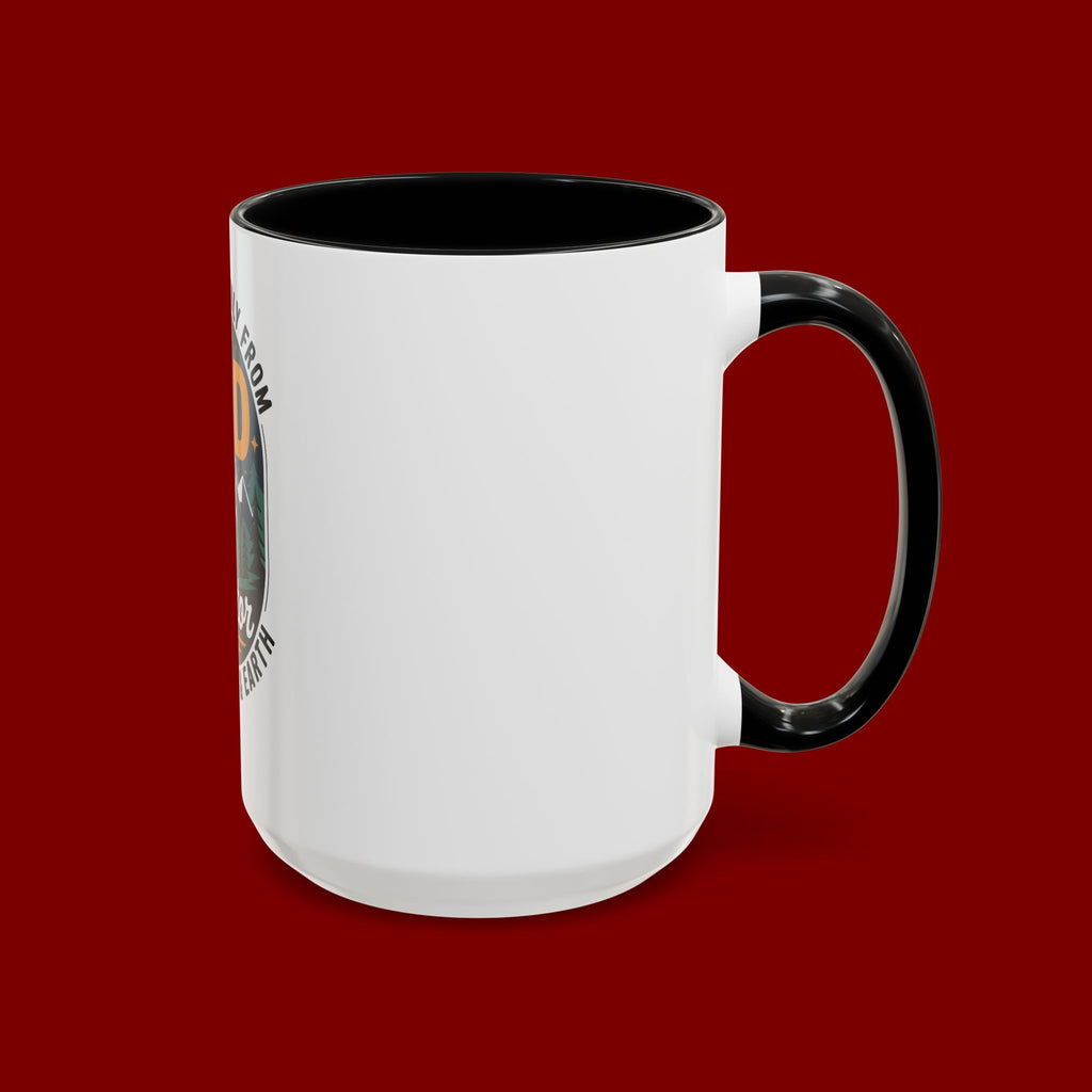 Christian Coffee Mug — “My Help Is Only From God The Creator” Accent Mug