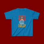Kids Tee — "You Win When You Pray" Inspirational Christian Shirt