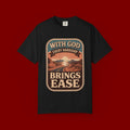 Scripture Comfort T-Shirt — "With God Every Hardship Brings Ease" Christian Faith Tee