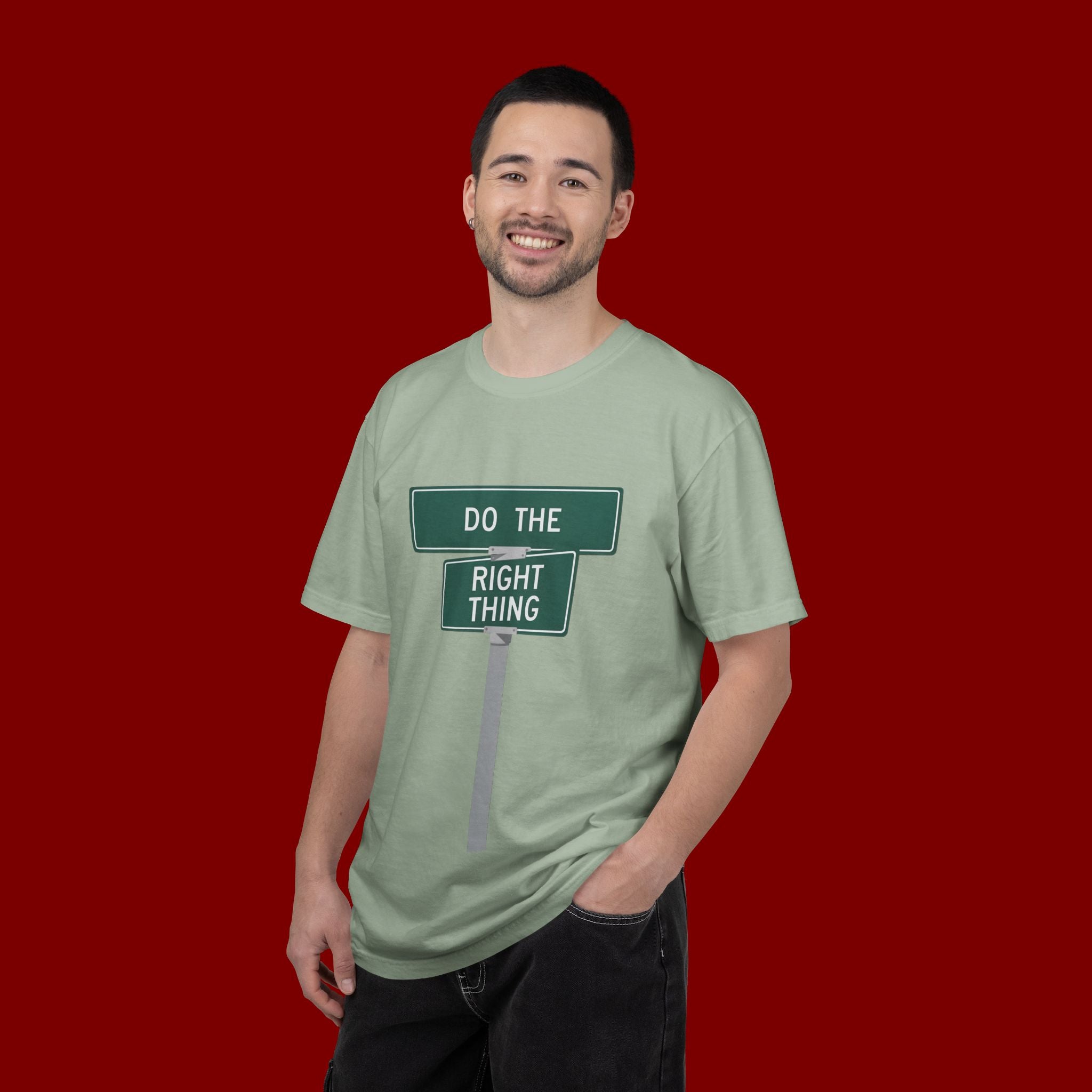 Do The Right Thing Street Sign T-Shirt