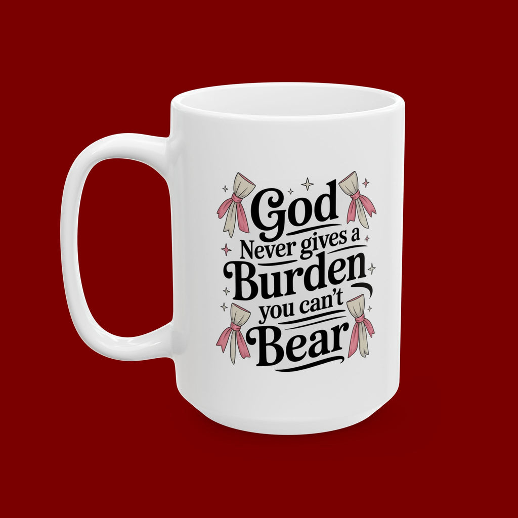 Ceramic Mug - 'Mama Bear' Cute Floral Coffee Cup (11oz & 15oz)