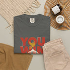 T-Shirt — "You Win When You Pray" Inspirational Faith Graphic Tee