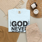 Christian Inspirational T-Shirt — "God Never Gives a Burden You Can't Bear" Motivational Tee
