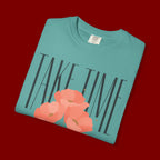 T-Shirt — "Take Time to Pray" Floral Christian Tee
