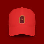 Lighthouse Sunset Cap — "Trust God" Embroidered Low Profile Baseball Hat