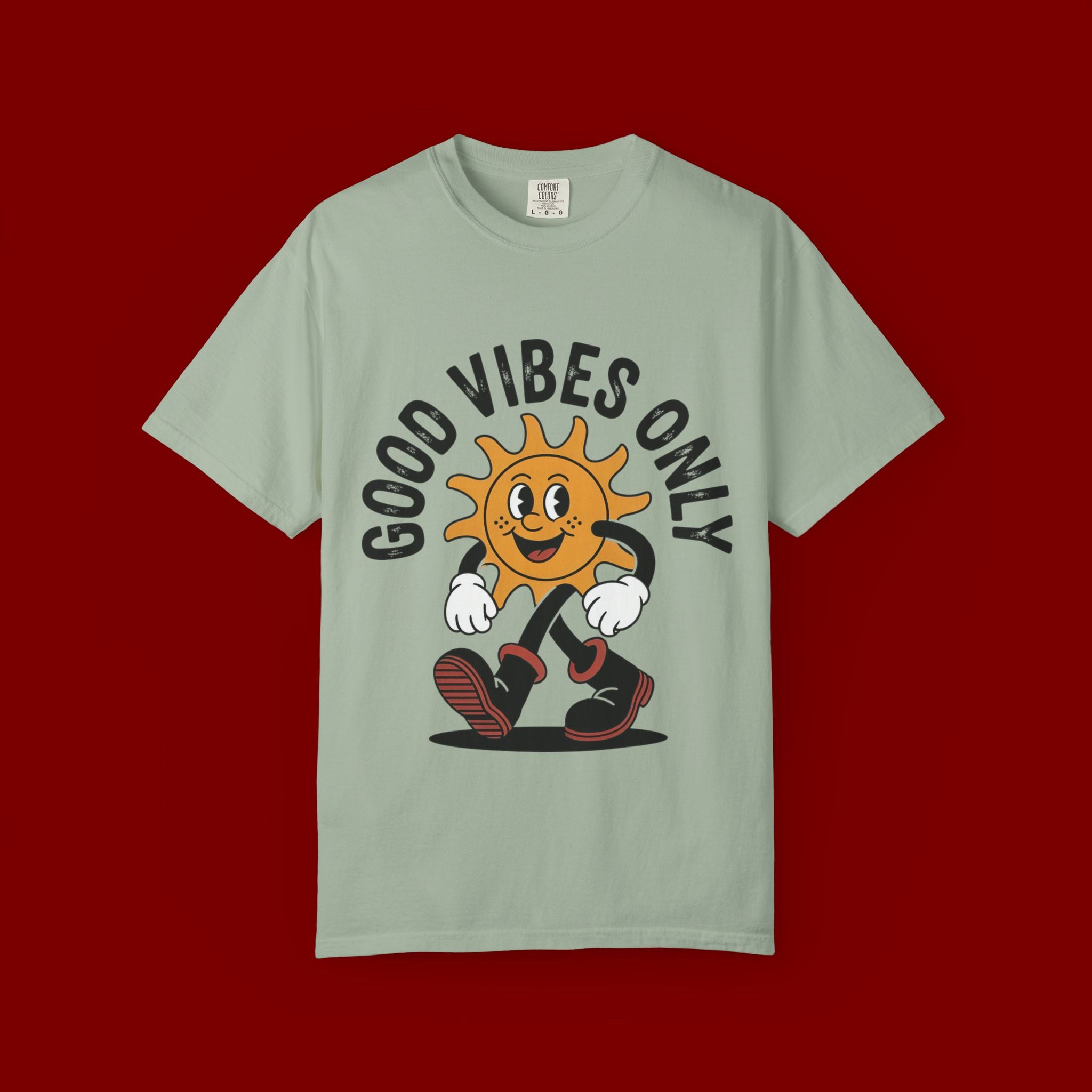 Good Vibes Only Sun Graphic T-Shirt