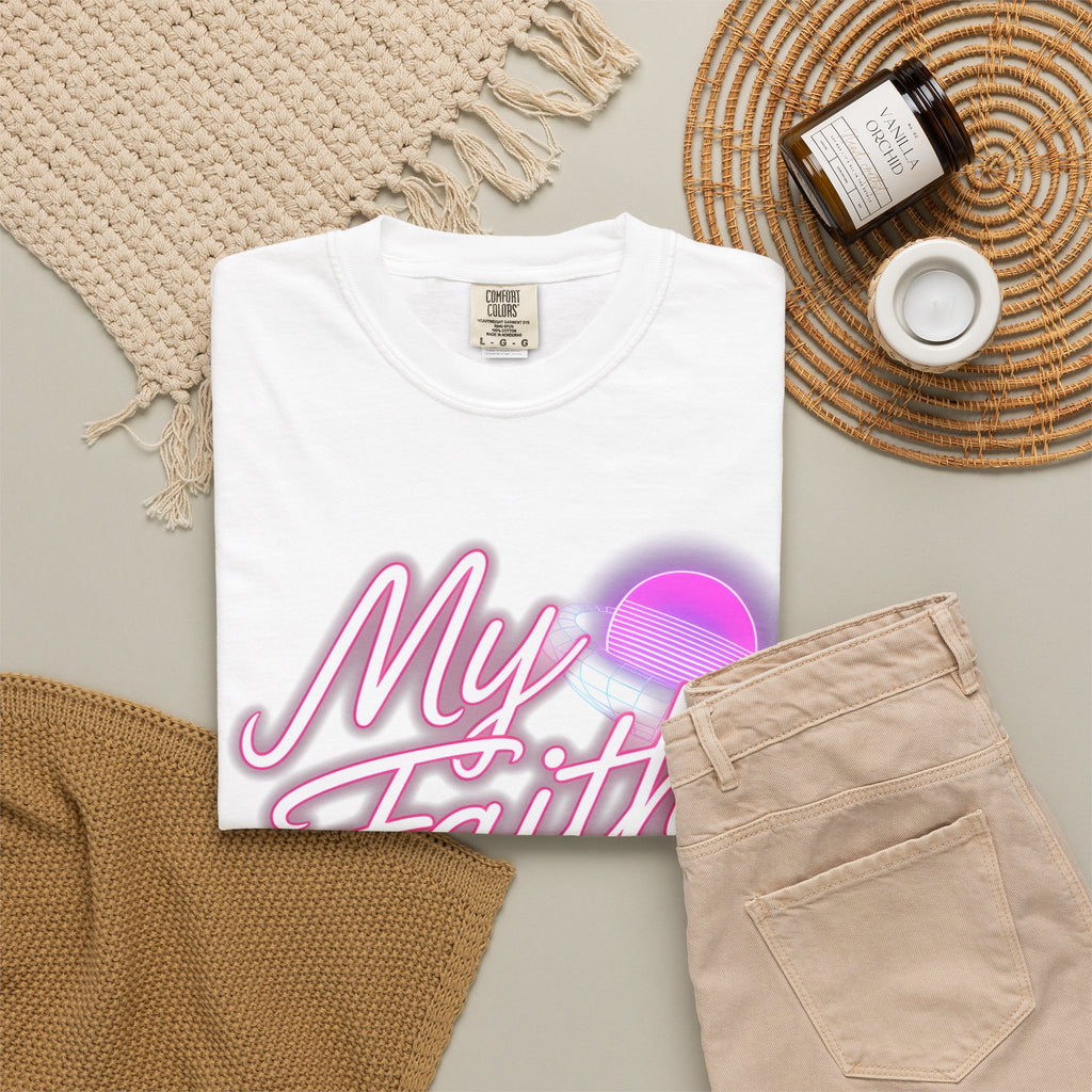 Faith T-Shirt — "My Faith in God Is Solid" Retro Graphic Tee