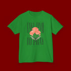 Kids Tee — "Take Time to Pray" Floral Christian Shirt