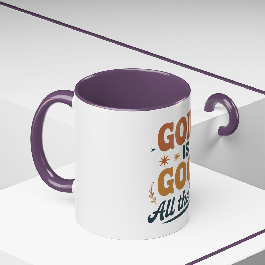 Praise the Lord Coffee Mug – Retro Christian Faith Accent Mug (11/15oz)