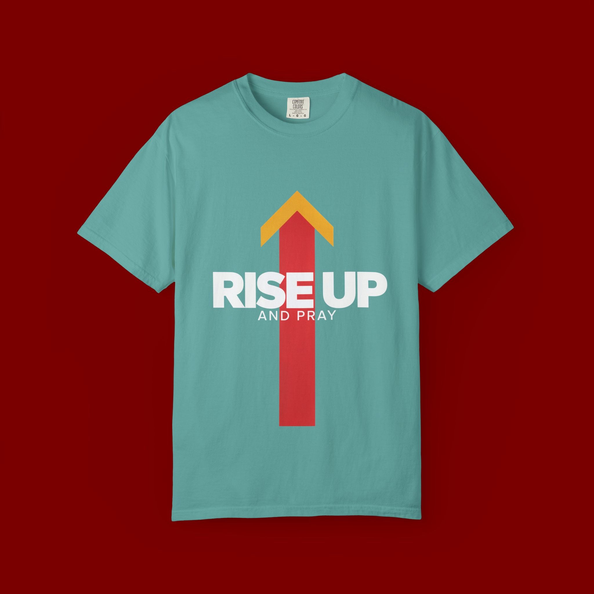 Arrow Up Graphic T-Shirt — Bold Upward Arrow Design