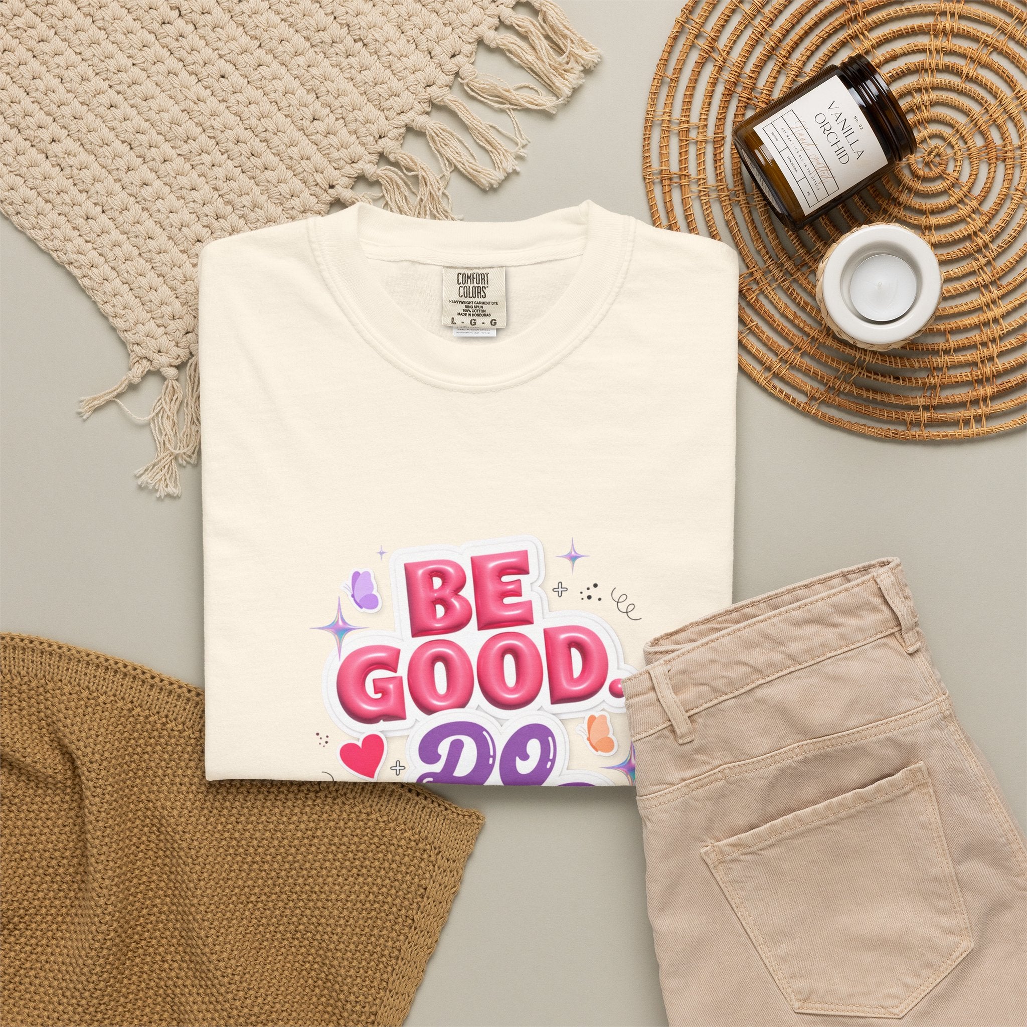 Be Good Do Good Feel Good T-Shirt — Positive Message Graphic Tee