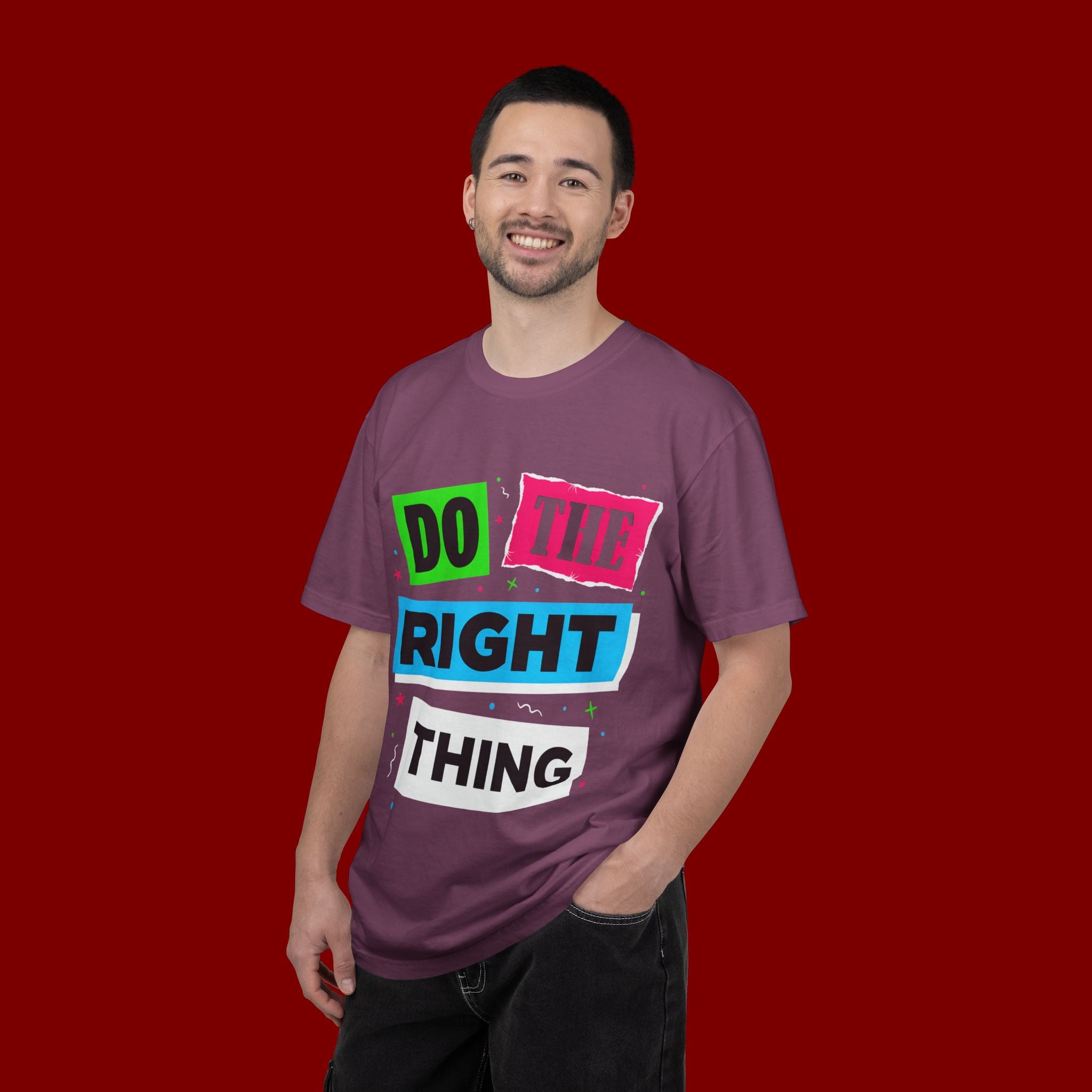 Do The Right Thing T-Shirt — Bold Retro Graphic Tee
