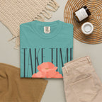 T-Shirt — "Take Time to Pray" Floral Christian Tee