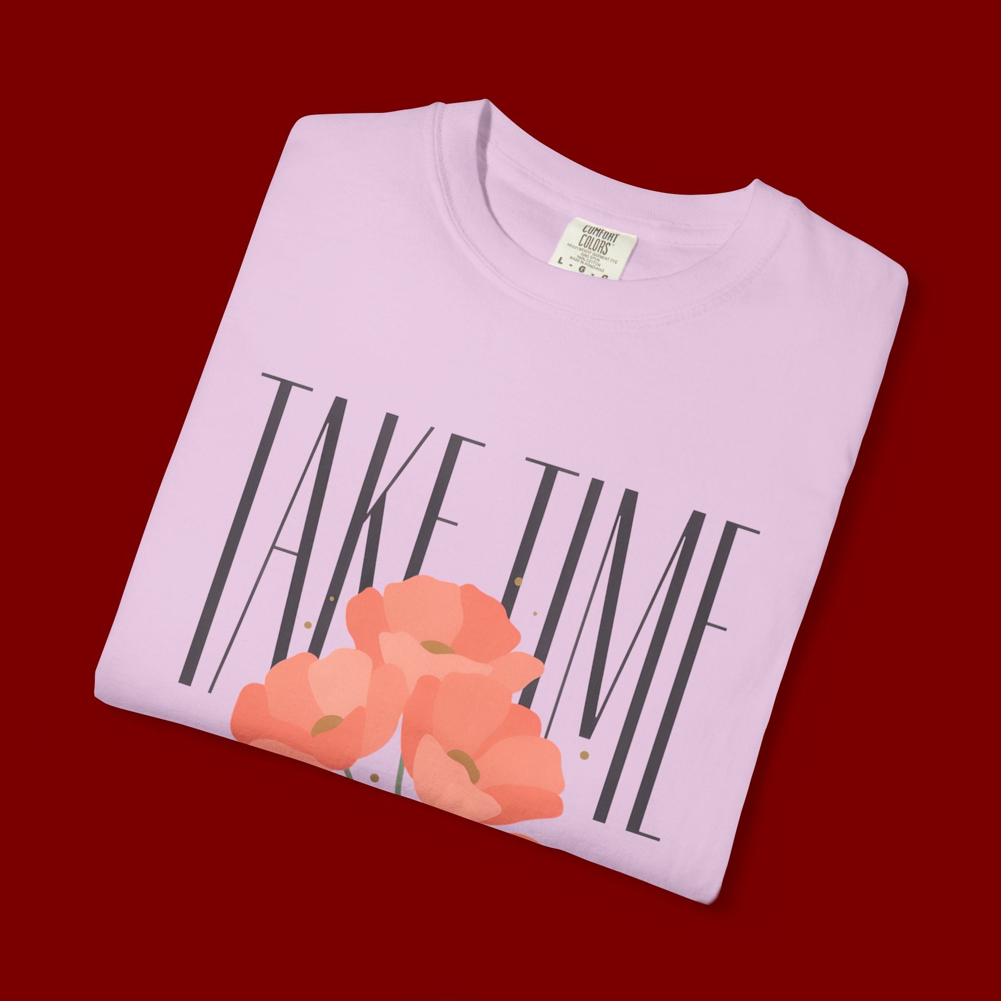 Take Time to Pray Floral T-Shirt — Christian Faith Graphic Tee