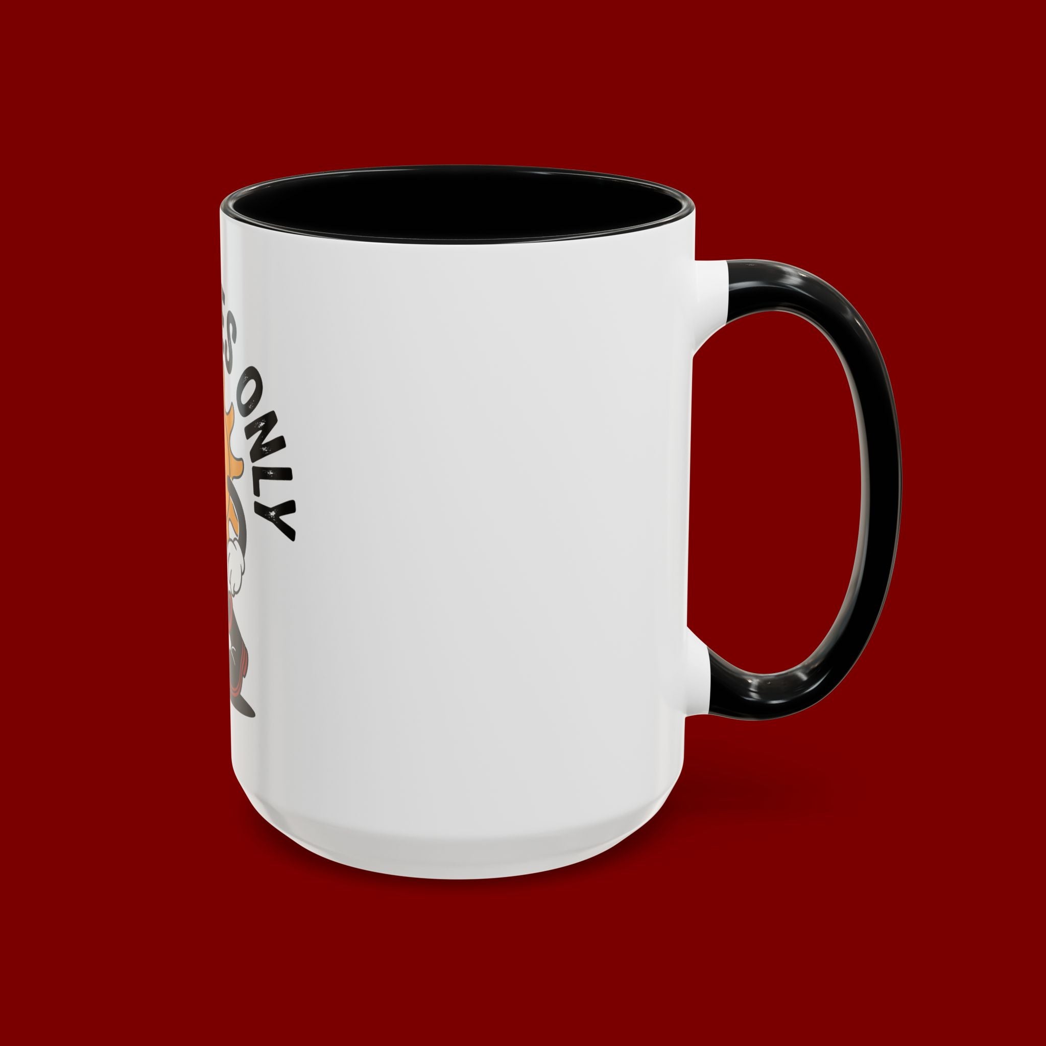 Good Vibes Only Coffee Mug - Retro Sun Cartoon Accent Mug (11/15oz)