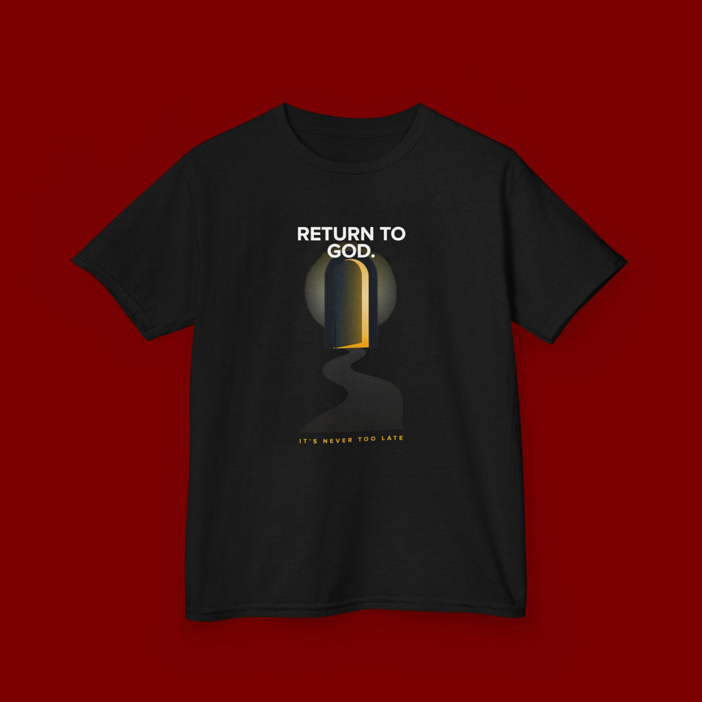 Kids T‑Shirt — "Return to God" Spiritual Graphic Tee