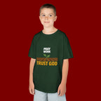 Kids Tee — "Trust God" Sprout Graphic