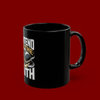 Contend for the Faith Black Mug – Inspirational Boxing Gloves Religious Coffee Cup (11oz/15oz)
