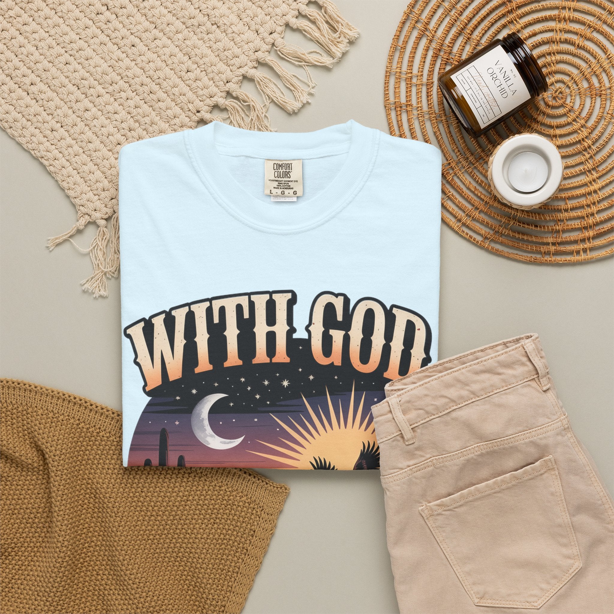 With God Every Hardship Brings Ease T-Shirt