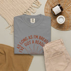 Praise the Lord T-Shirt — Christian Faith Tee with 'As Long As I'm Breathing I've Got a Reason to Praise the Lord' Design