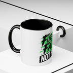 Accent Coffee Mug — "Fueled by Faith Not Fear" Inspirational Ceramic Mug (11/15 oz)