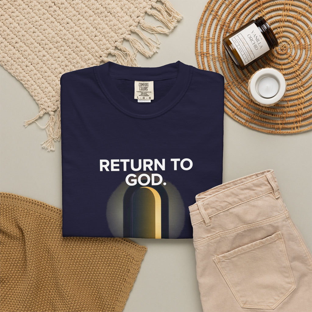 Mystic Doorway T-Shirt — Golden Arch Path Graphic Tee