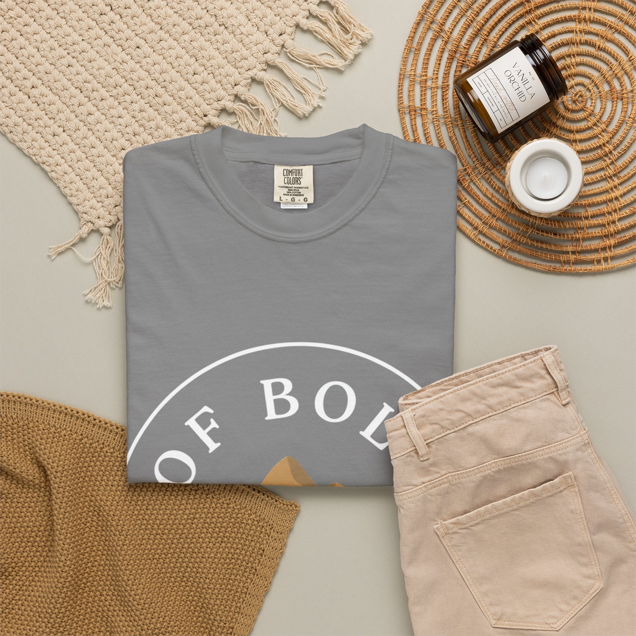 Of Bold Faith T-Shirt — Christian Mountain Faith Tee