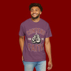 Contend for the Faith T-Shirt — Vintage Boxing Gloves Christian Tee