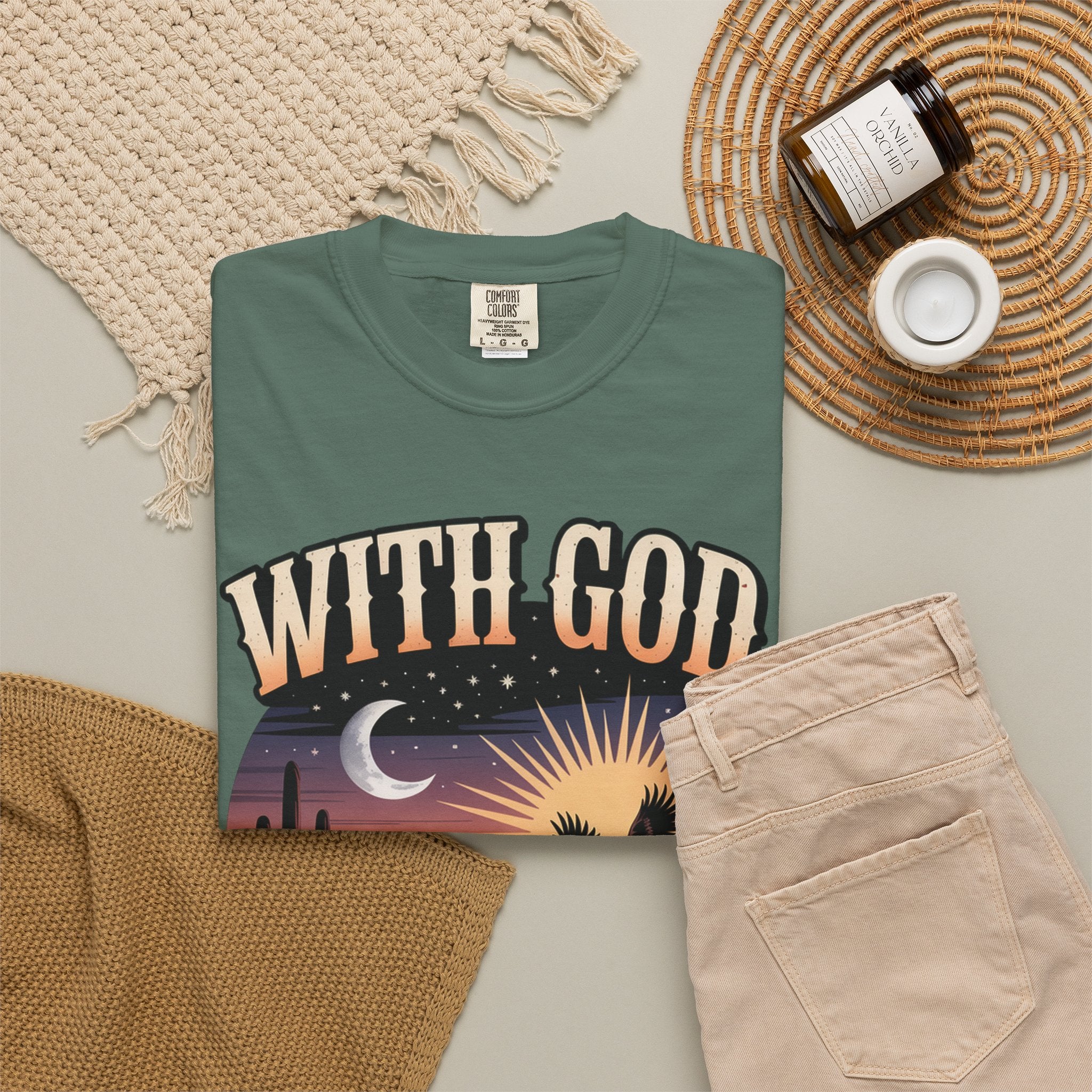 With God Every Hardship Brings Ease T-Shirt