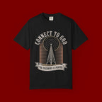 Connect to God T-Shirt — "The Password Is Prayer" Christian Faith Graphic Tee