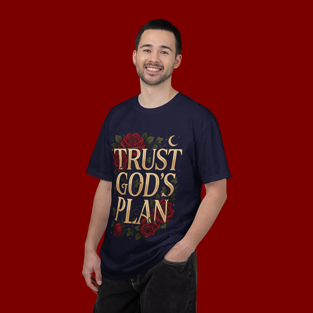 Trust God's Plan Floral T-Shirt — Inspirational Christian Tee