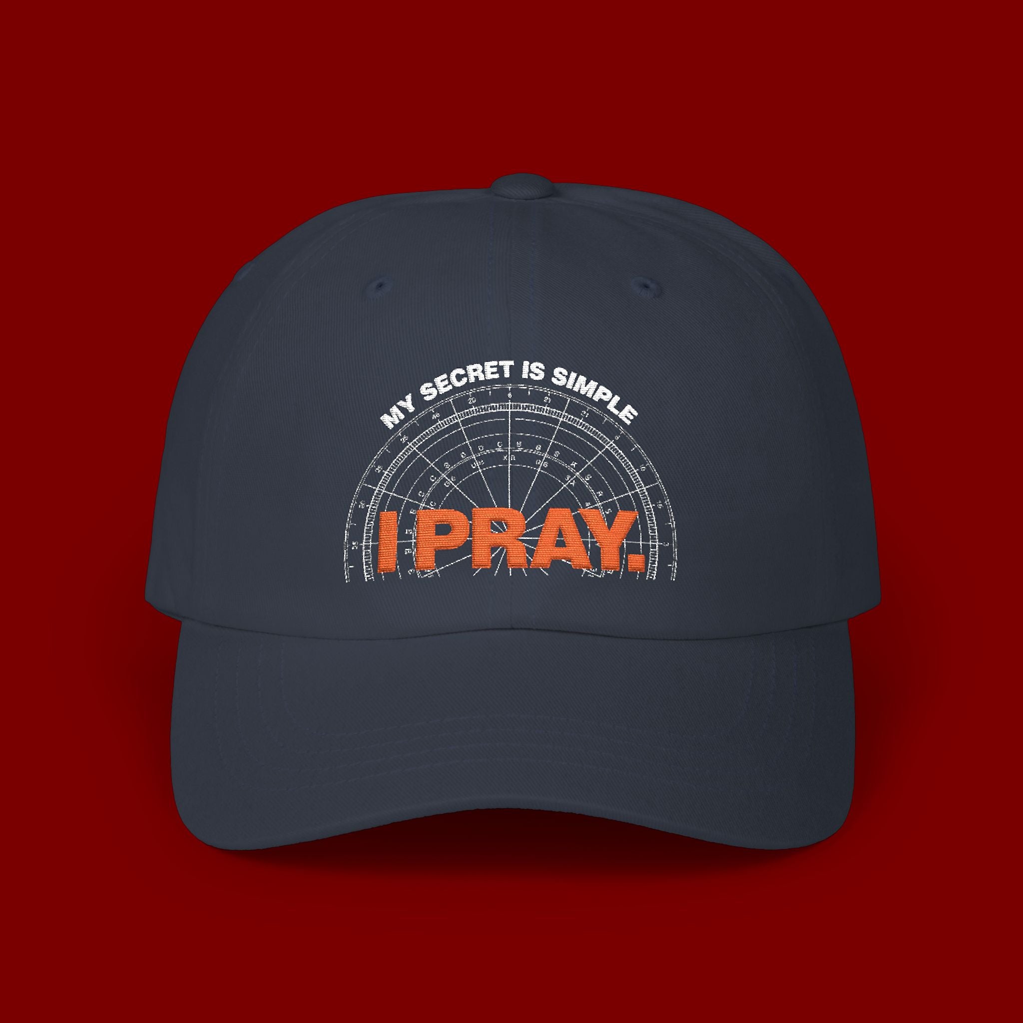 I PRAY Dad Cap — Embroidered Faith Baseball Hat
