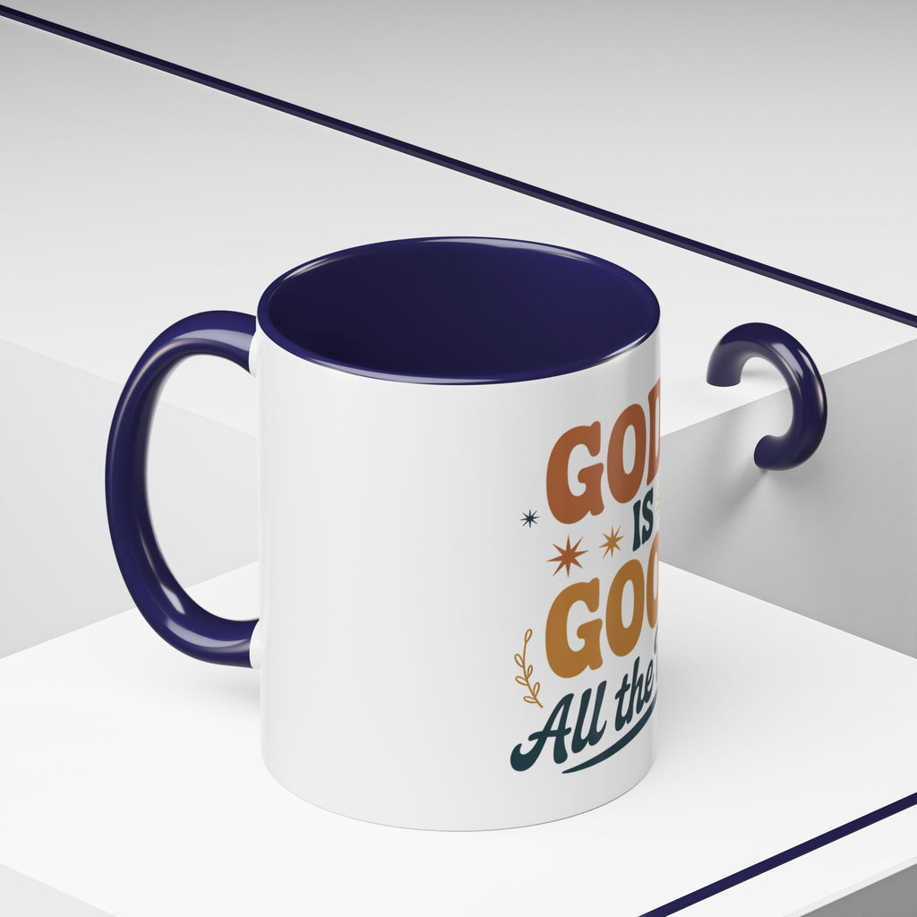 Praise the Lord Coffee Mug – Retro Christian Faith Accent Mug (11/15oz)