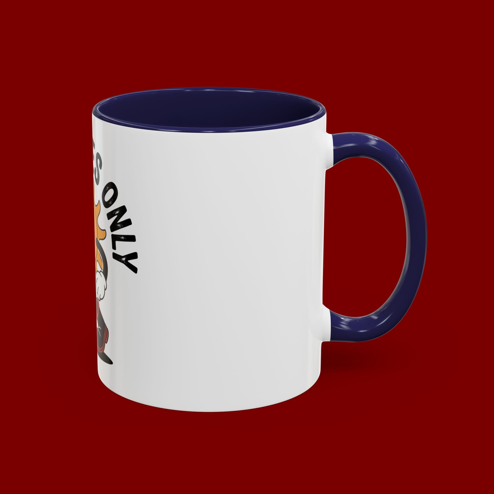 Good Vibes Only Coffee Mug - Retro Sun Cartoon Accent Mug (11/15oz)