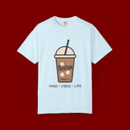 Positive Iced Coffee T-Shirt — Mind • Vibes • Life Graphic Tee