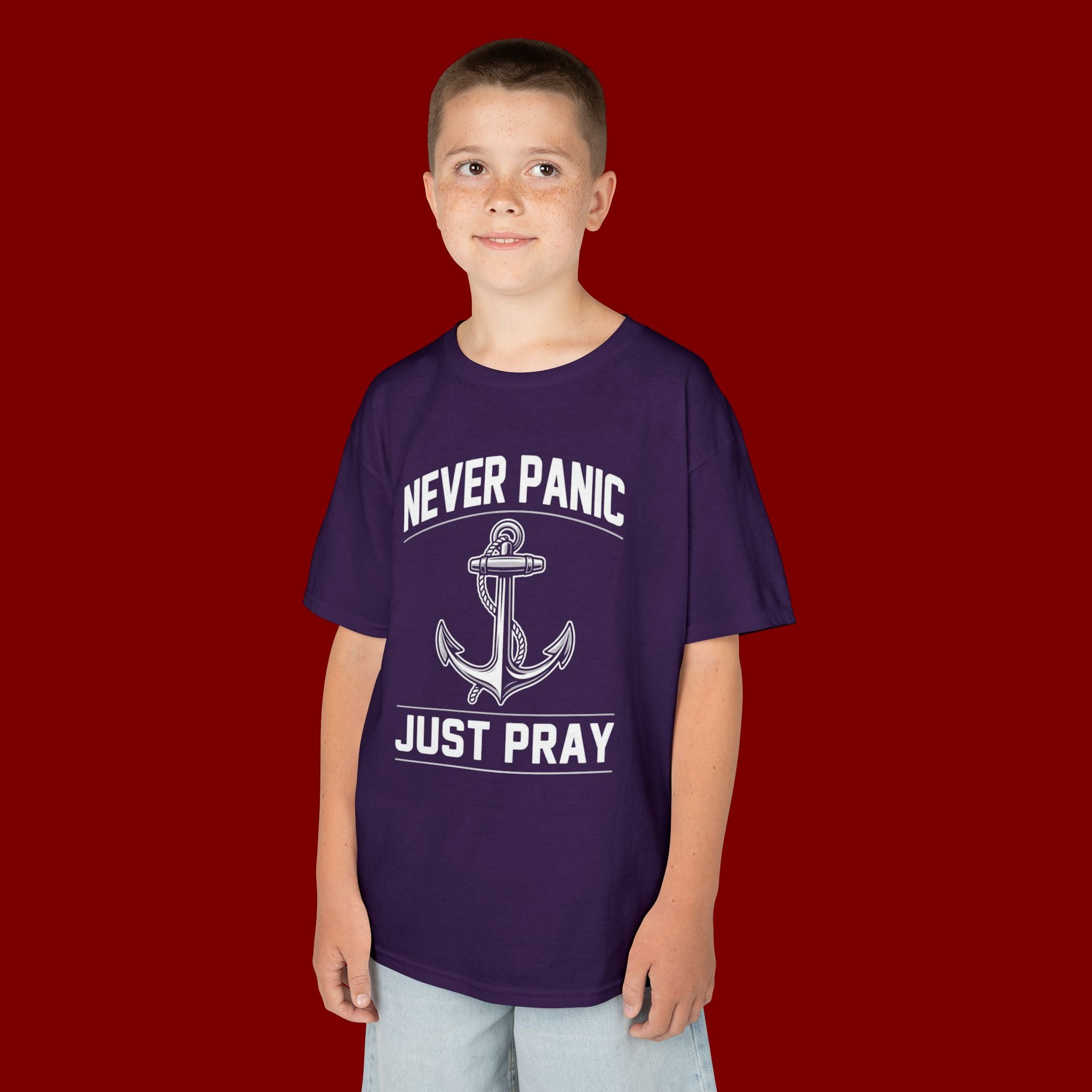 Kids T-Shirt - Plain White Heavy Cotton Tee (Everyday Wear, School & Play)