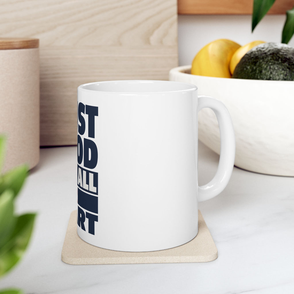 Trust in God With All Your Heart Ceramic Mug – Inspirational Christian Coffee Cup (11oz, 15oz)