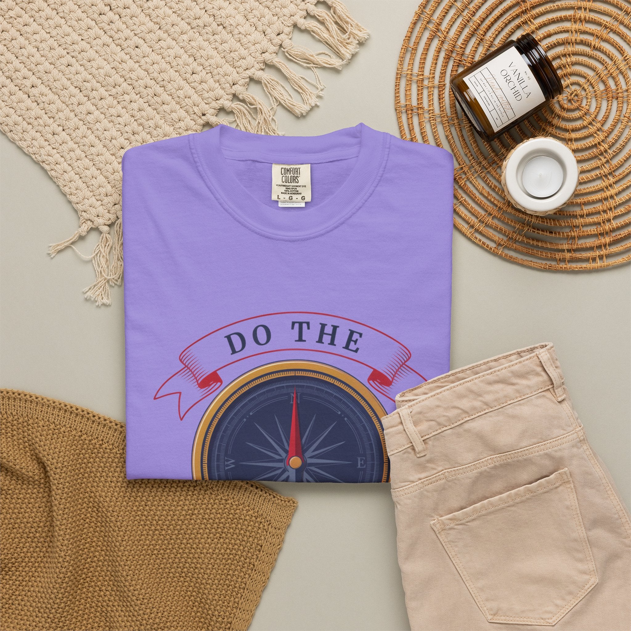 Do The Right Thing Compass T-Shirt — Motivational Graphic Tee