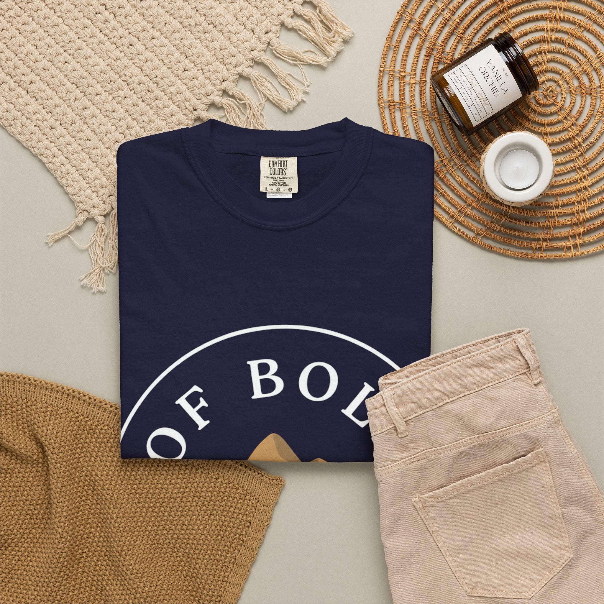 Of Bold Faith T-Shirt — Christian Mountain Faith Tee