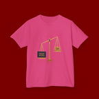 Kids Tee — Scales Design with 'Pray More' & 'Fear Less' Inspirational Graphic