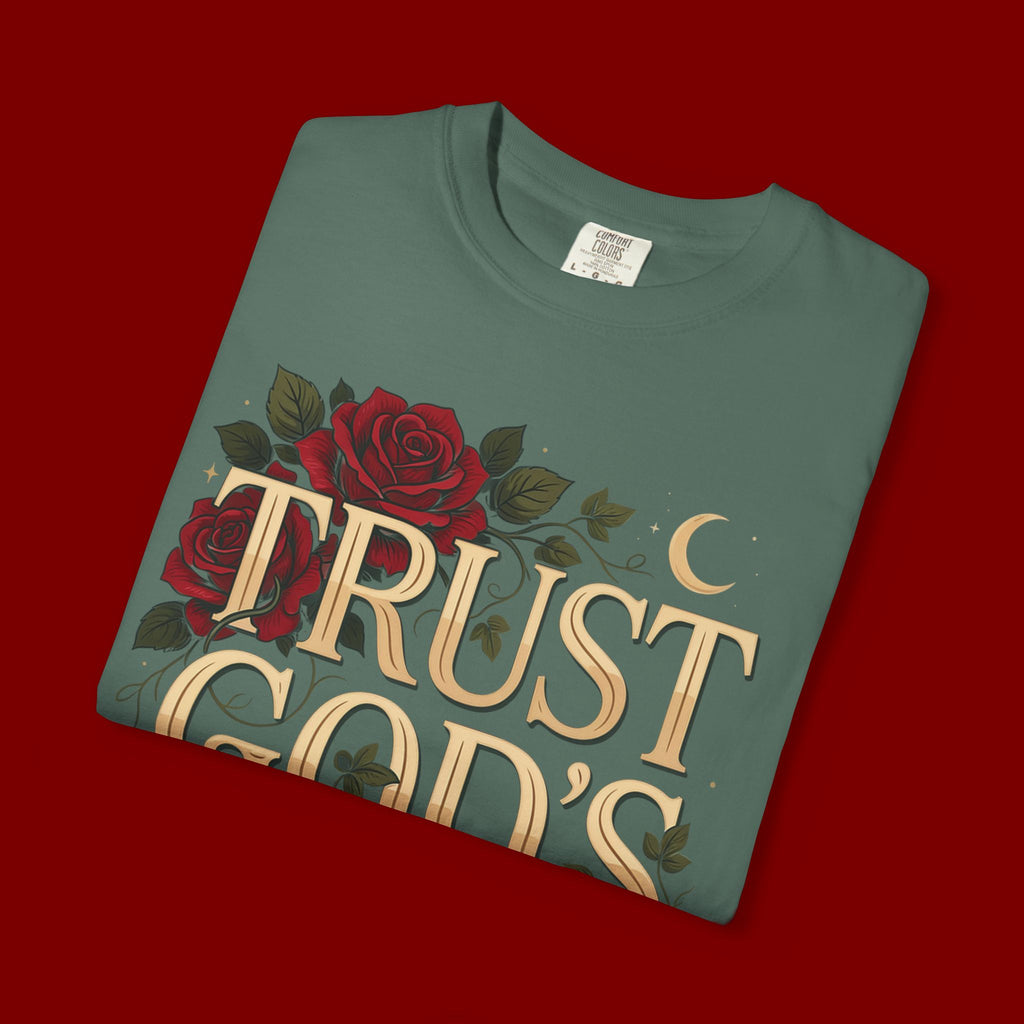 Trust God’s Plan T-Shirt — Floral Faith Graphic Tee