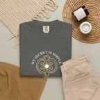I Prae Key Graphic T-Shirt — 'My Secret Is Simple' Vintage Key Tee