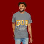 God Is My Strength T-Shirt — Faith Christian Graphic Tee