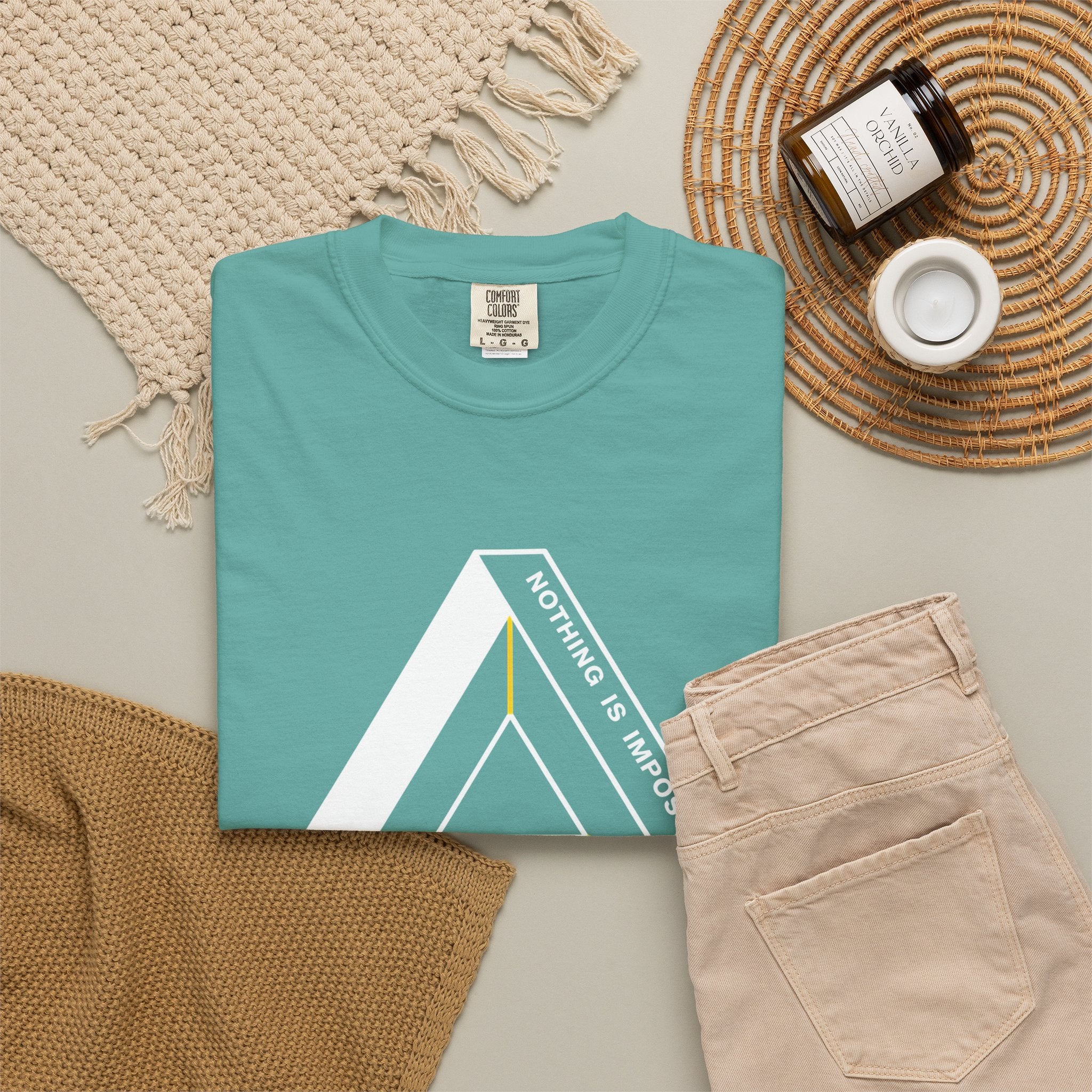 For Our God T‑Shirt — Christian Triangle Graphic Tee