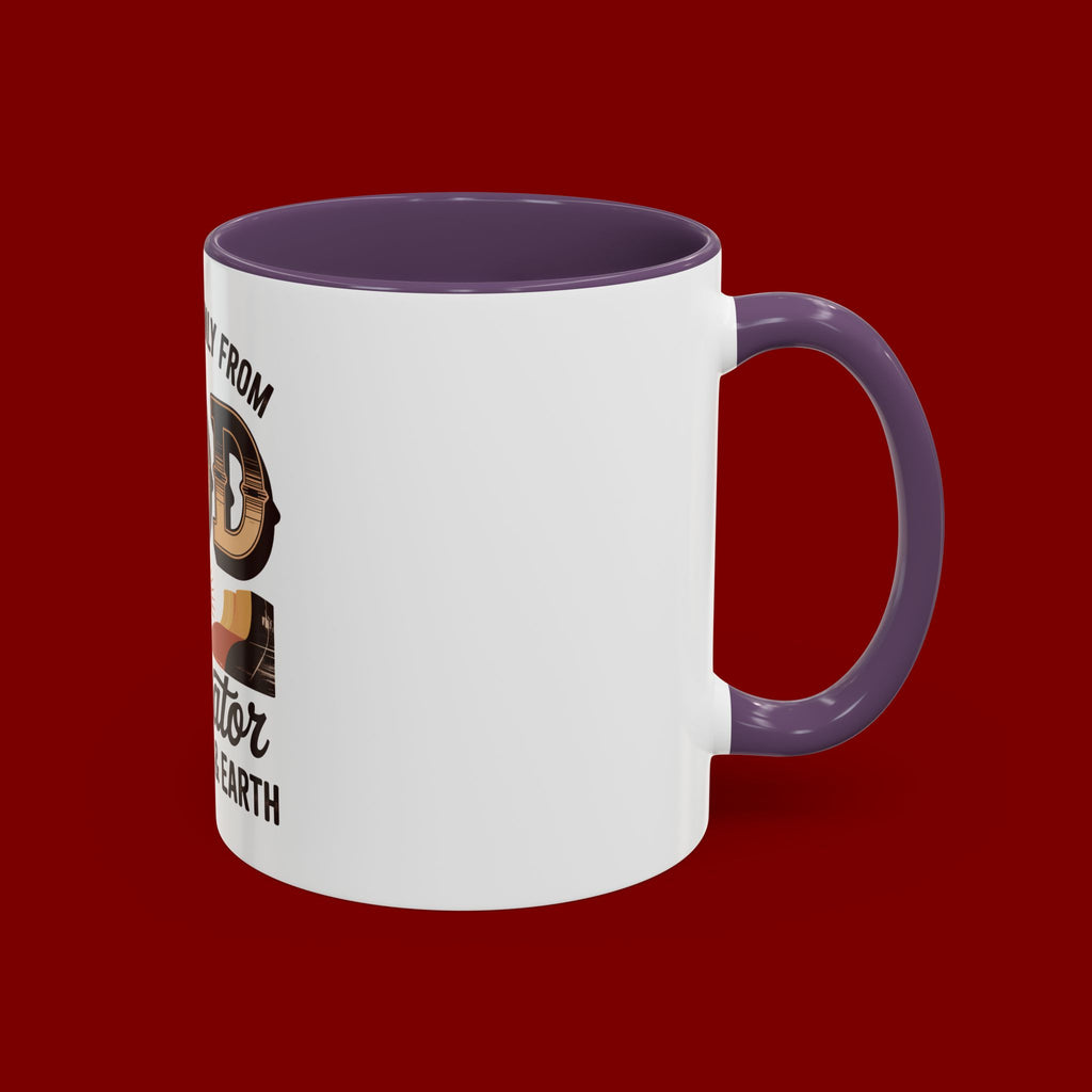 God-Themed Accent Coffee Mug – "My Help Is Only From God, The Creator of Heavens & Earth"