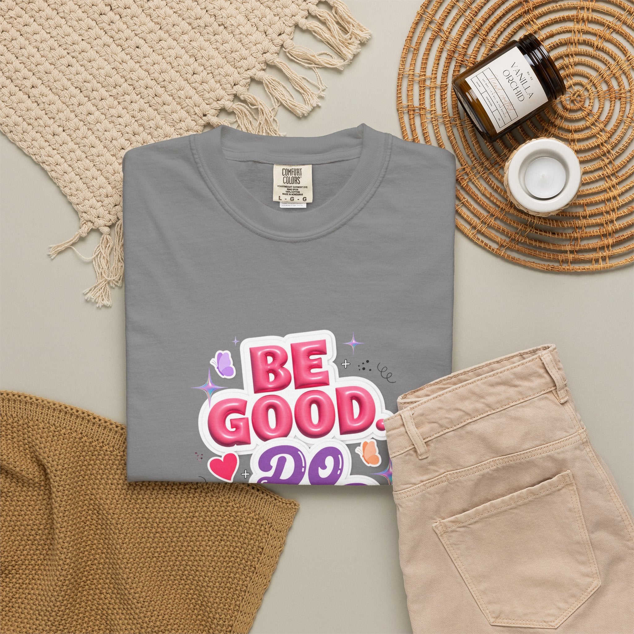 Be Good Do Good Feel Good T-Shirt — Positive Message Graphic Tee