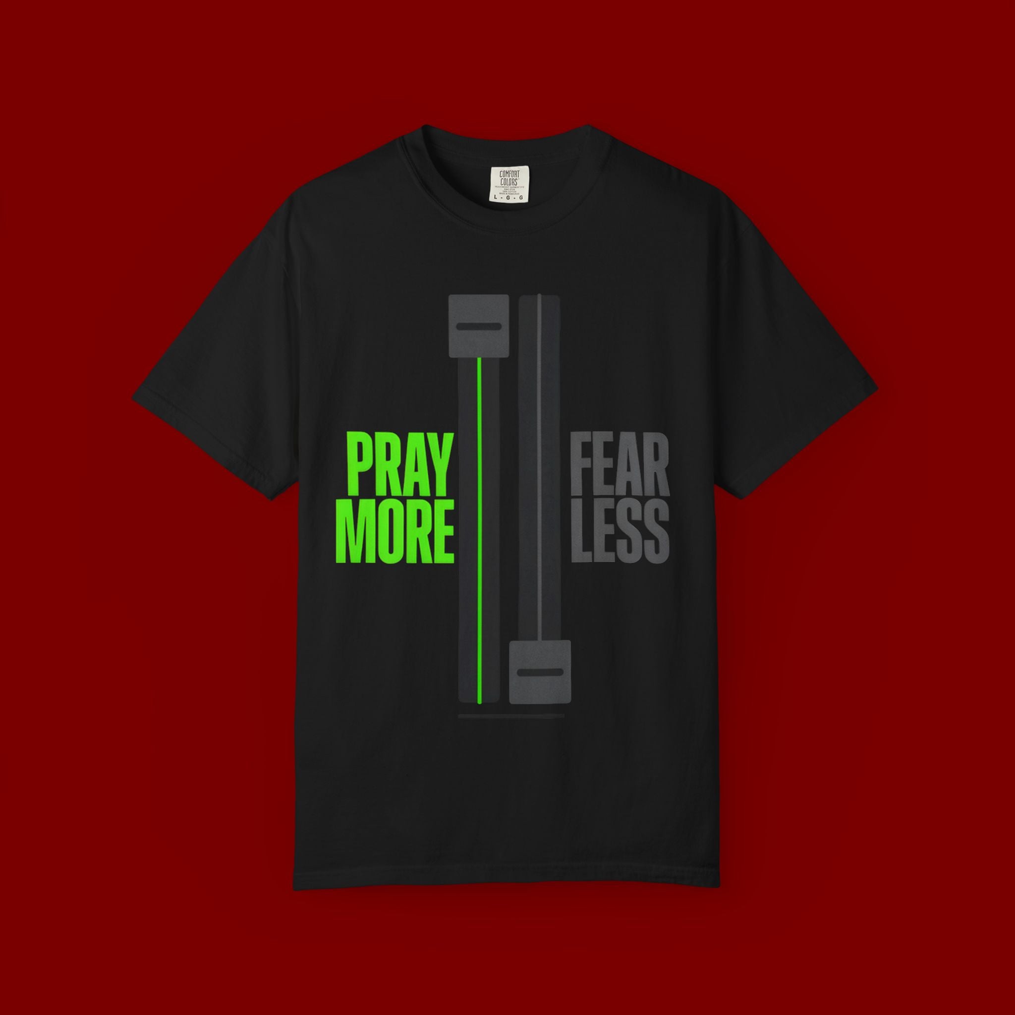 Pray More Fear Less T-Shirt — Inspirational Faith Graphic Tee