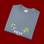 Minimalist 'Smile Frame' T-Shirt — Neon Accent Graphic Tee