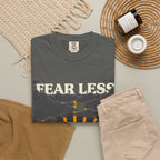 Fear Less Pray More T-Shirt — Inspirational Christian Graphic Tee