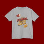 Kids Tee — "God Is Always Listening, Keep On Praying" Inspirational Religious Shirt